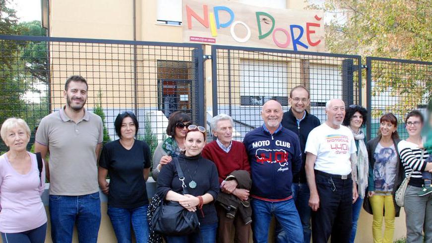 Il Moto-club regala un’insegna all’asilo Dorè