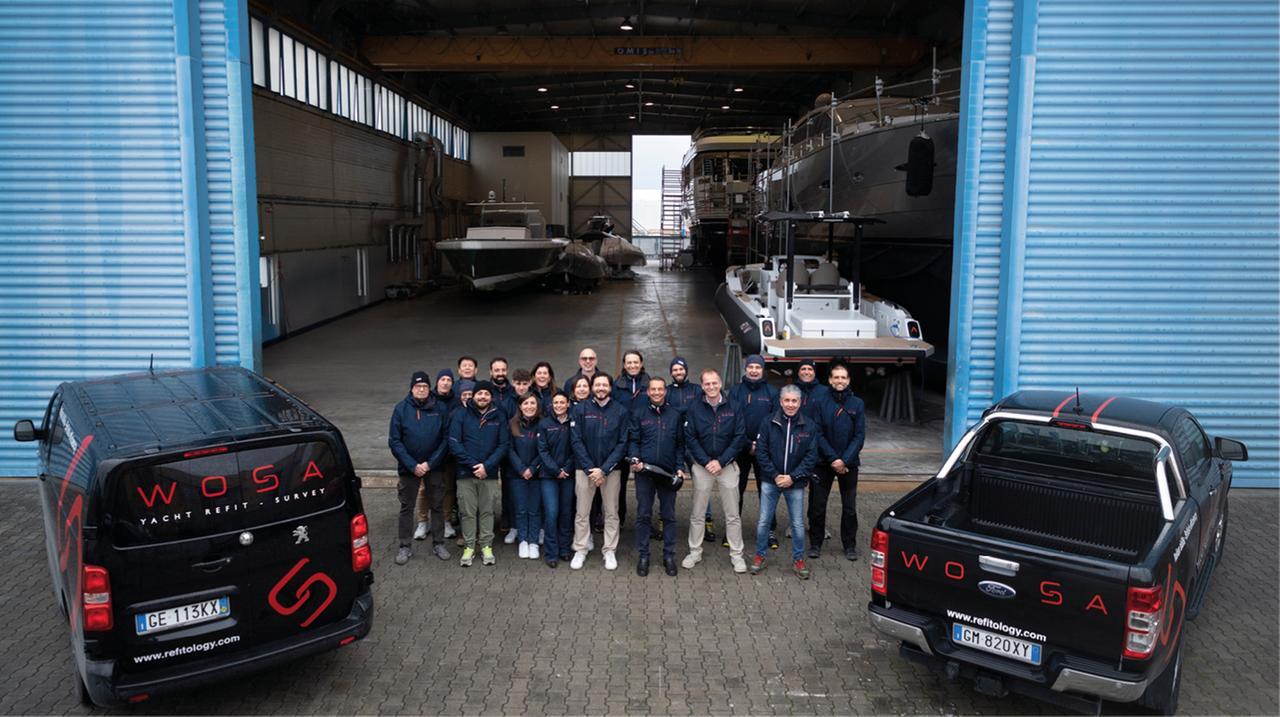Wosa limited srl, il refitting di alto livello a Viareggio