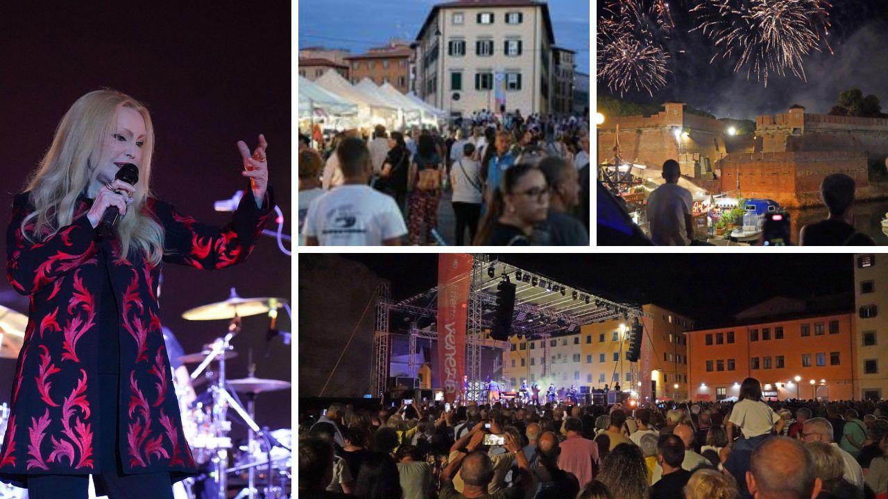 Effetto Venezia, in migliaia a Livorno per Patty Pravo: è un debutto dei record da 30mila persone per il festival – Video