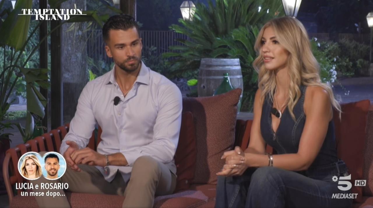 
	Lucia e Rosario (foto Facebook Temptation Island)

