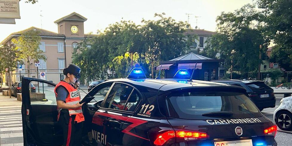 
	I carabinieri a Fiorano (foto d'archivio)

