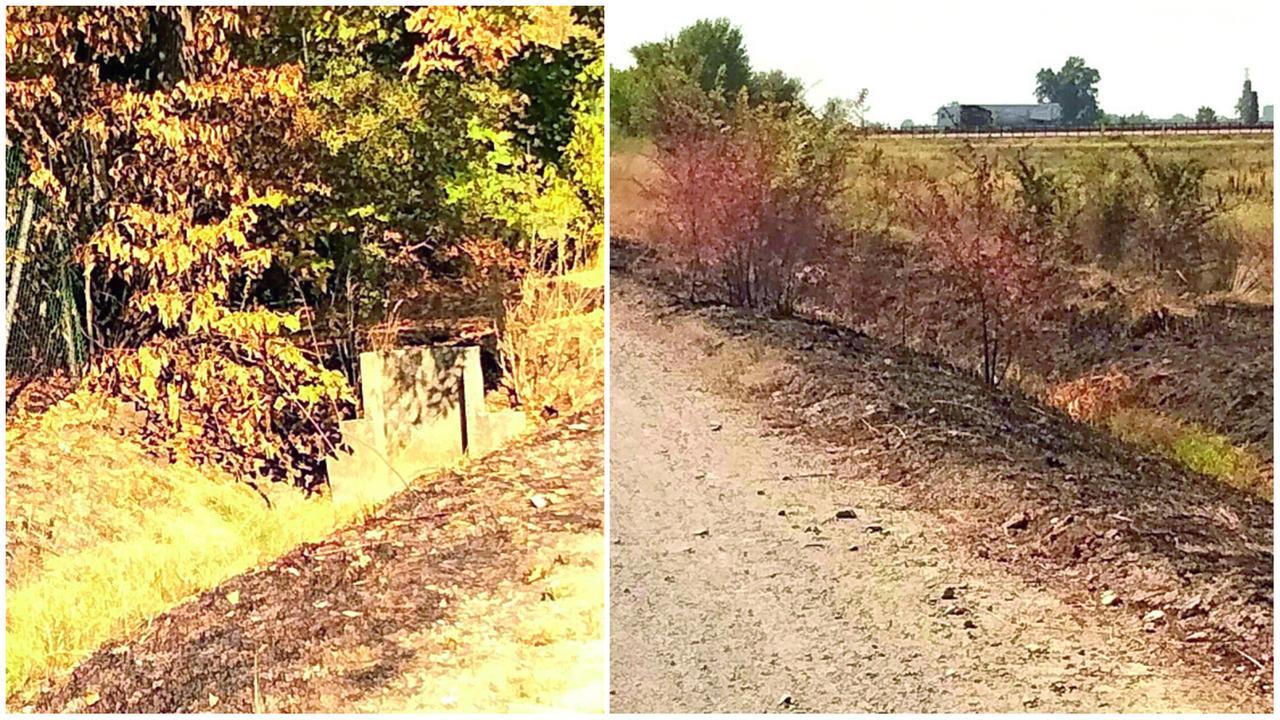I residenti di Fossoli lanciano l’allarme: «Un piromane si aggira in campagna»