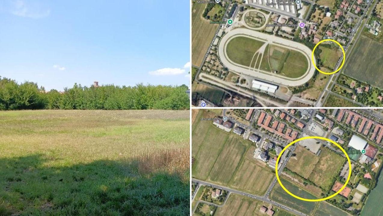 Le aree di via Argiolas e di via Ghiaroni