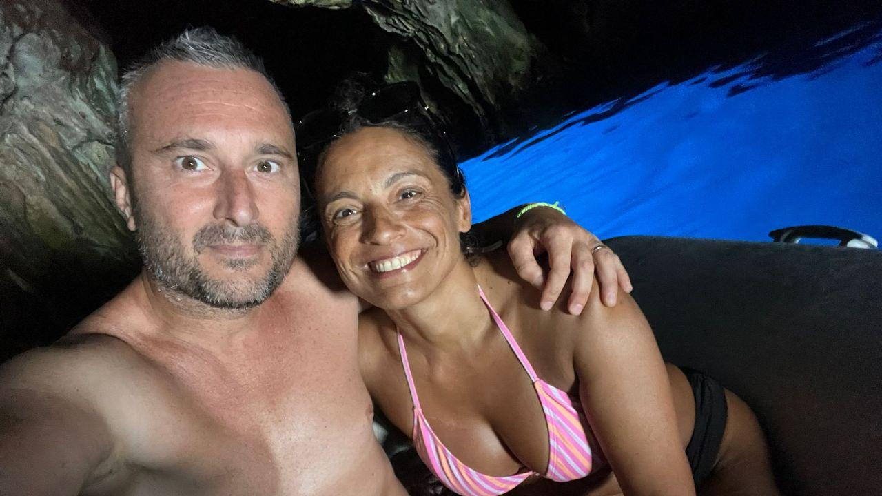 
	Davide Vitrani con Paola Savoldi (Foto concessa dalla moglie)

