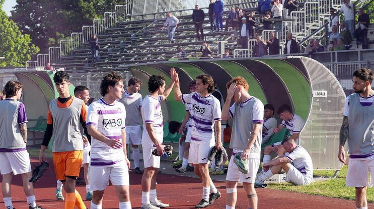 La delusione dopo lo spareggio perso nel maggio scorso. Adesso la rivincita (foto Nucci)