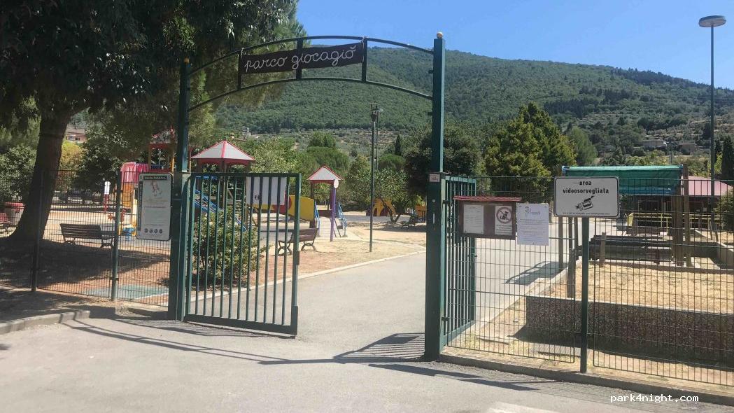 L'ingresso del parco Giocagiò