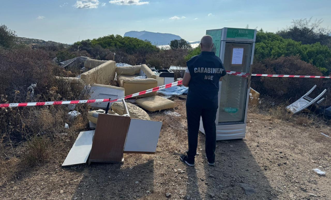 Golfo Aranci, il Noe sequestra una maxi discarica sul mare