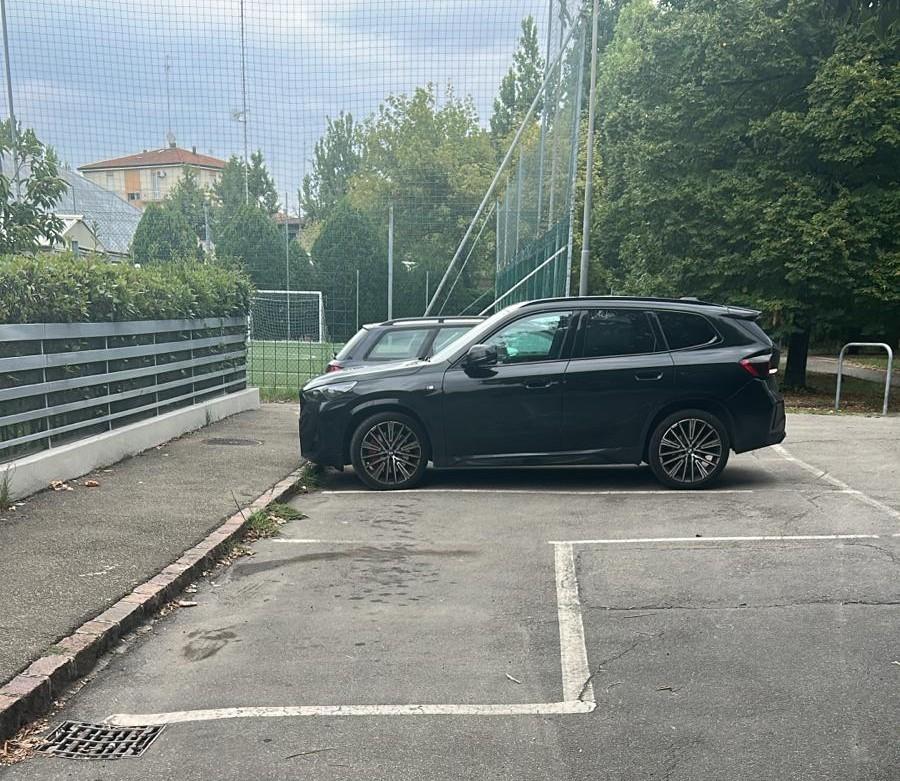 
	Lo stallo in cui era parcheggiata la vettura

