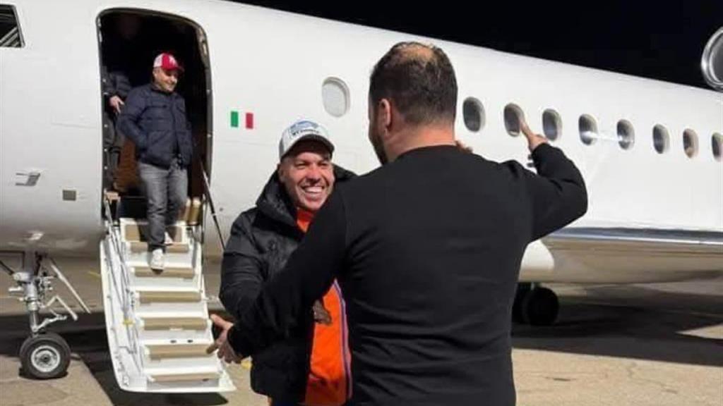 L'ufficiale libico Almasri al suo ritorno in Libia