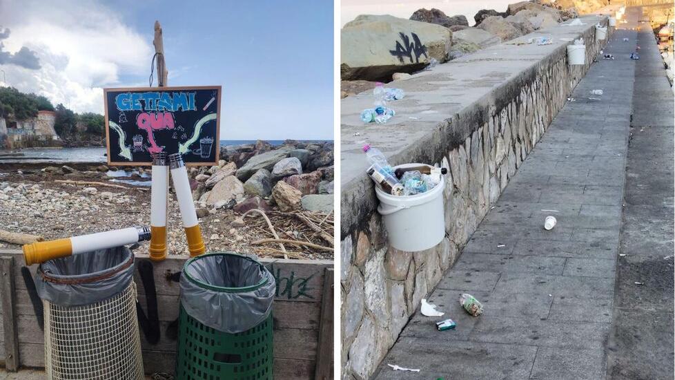 Livorno, l’idea anti-sporcizia: al Moletto bevuta gratis se raccogli i mozziconi