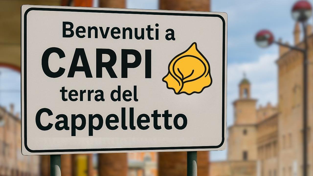 La vignetta pubblicata sui social dal Comune di Carpi