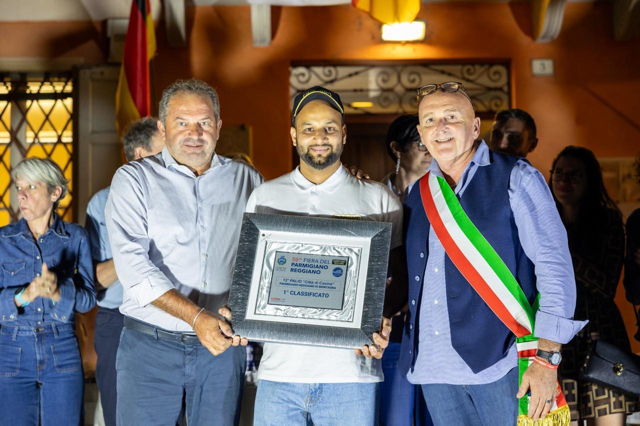 Palio città di Casina: medaglia d’oro a Matteo Fantini della Latteria Sociale San Giorgio
