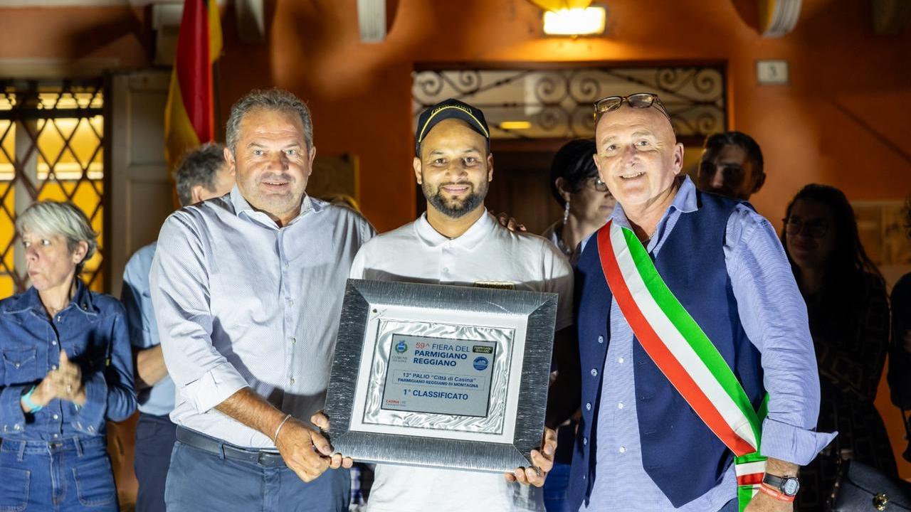 Palio città di Casina: medaglia d’oro a Matteo Fantini della Latteria Sociale San Giorgio