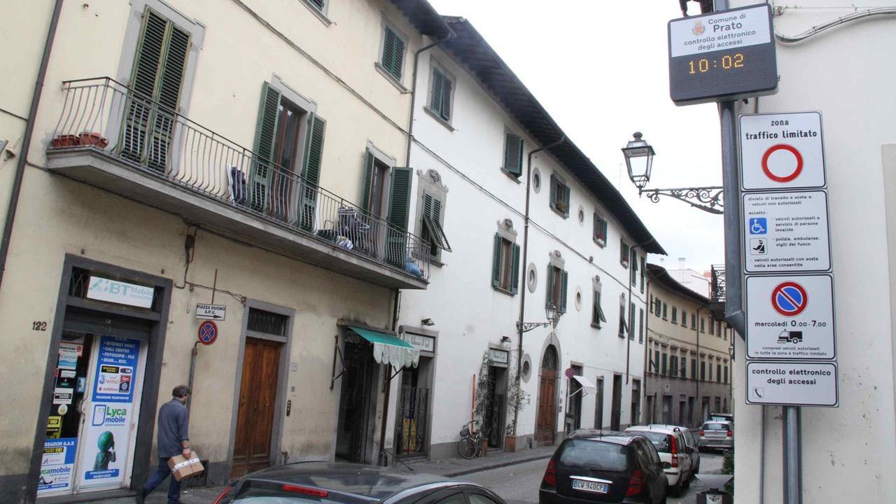 Il varco Ztl di via Tintori