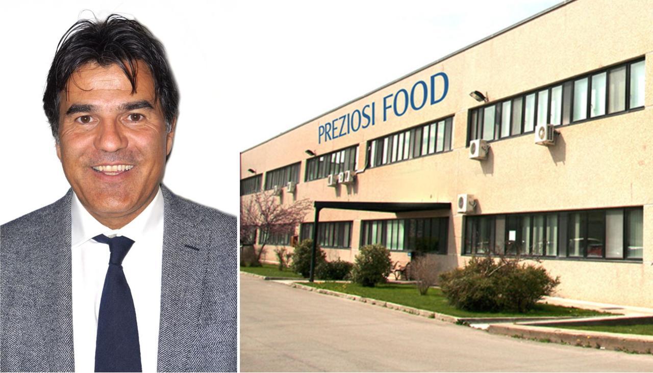 
	Enrico Grani e lo stabilimento di Preziosi Food a Melfi

