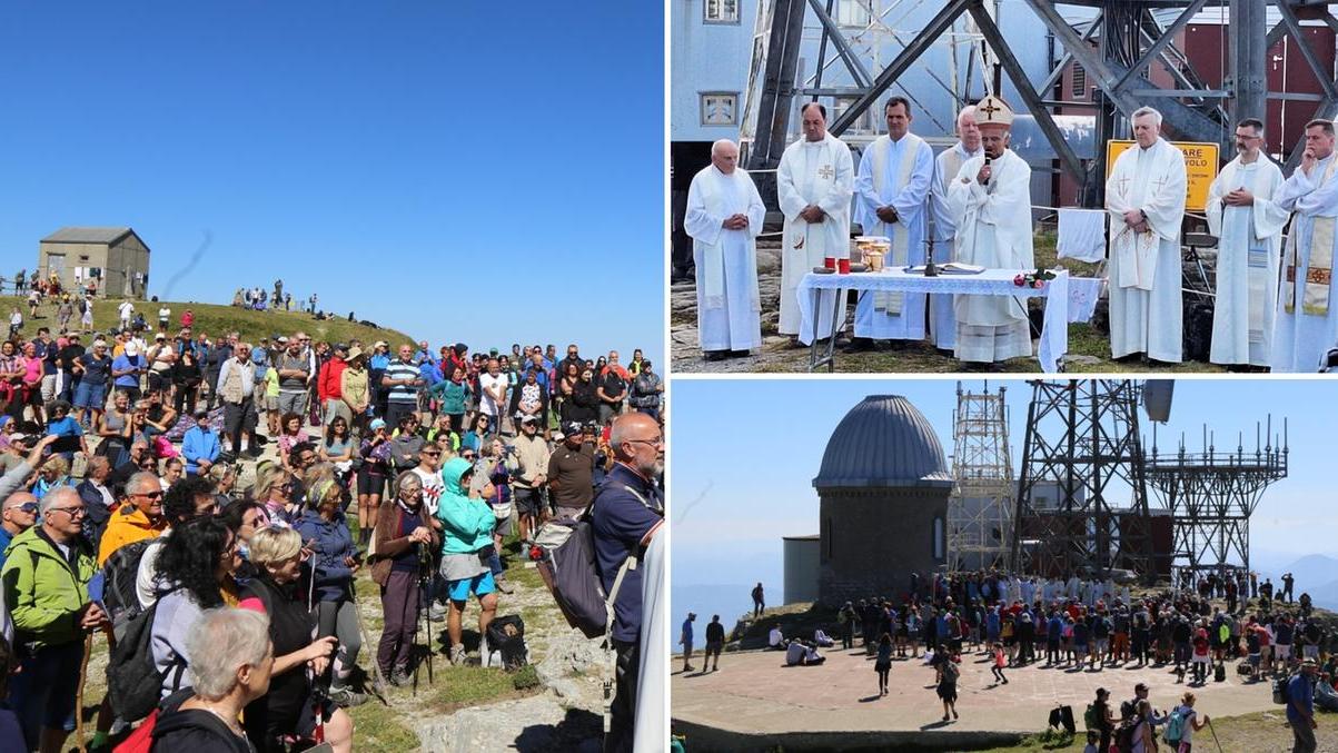 La messa sul Cimone (foto Eugenio Soliani)