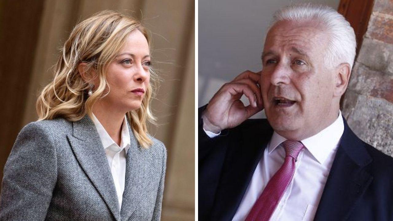 Giorgia Meloni ed Eugenio Giani