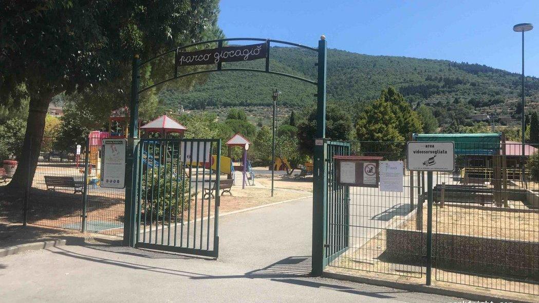 L'ingresso del parco Giocagiò