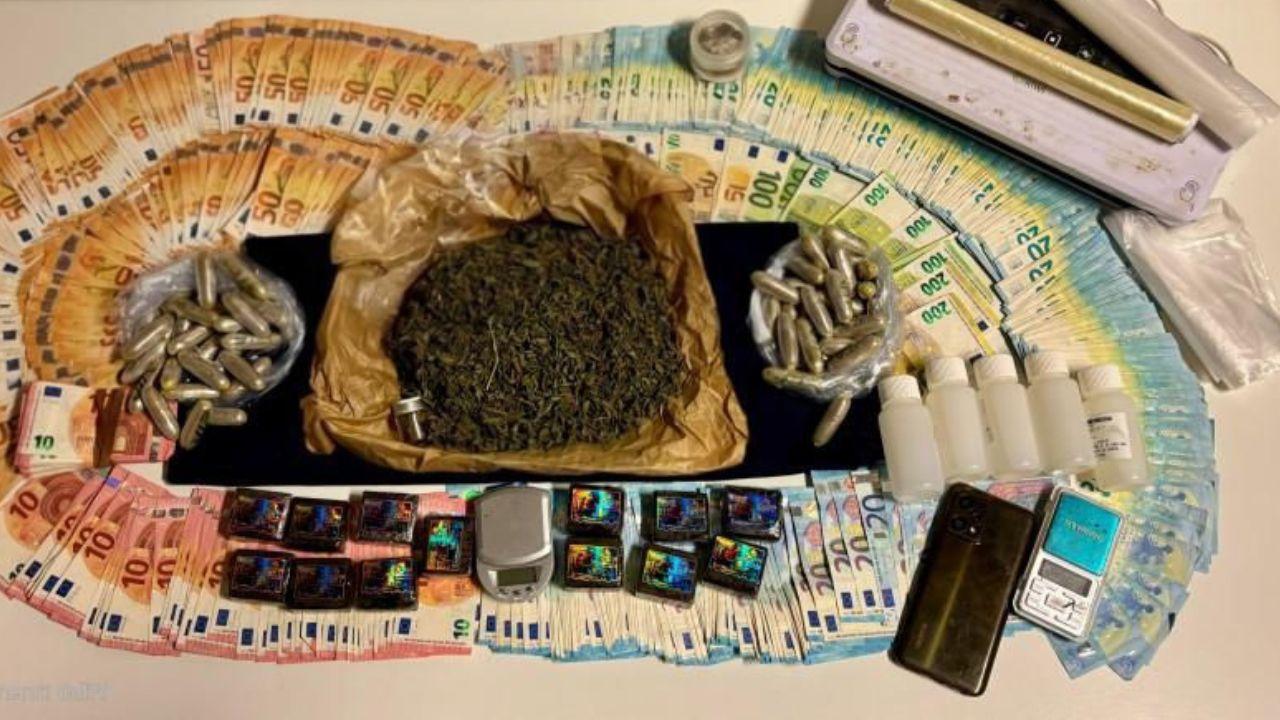 La droga sequestrata