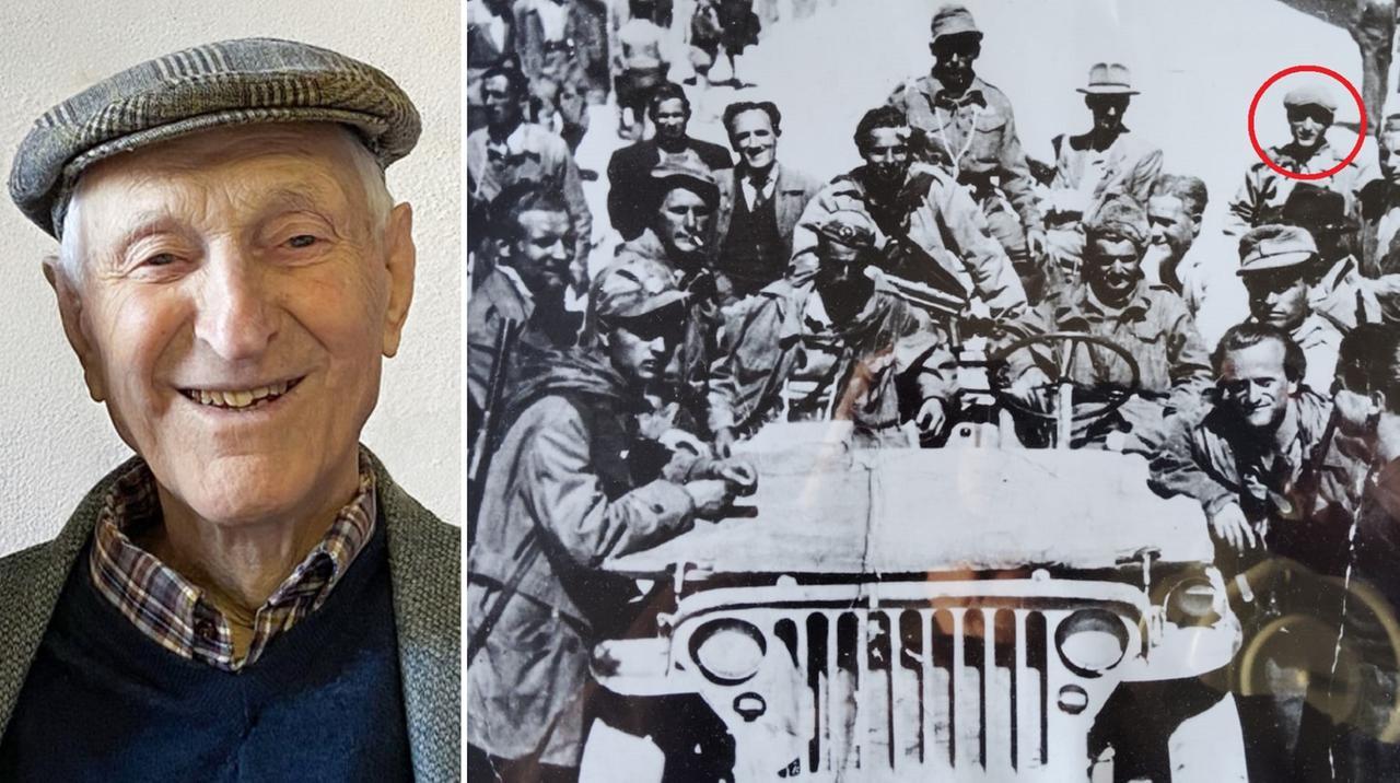 
	Ugo Giuliani (a destra in via Canalino il 22 aprile 1945, giorno della Liberazione di Modena)

