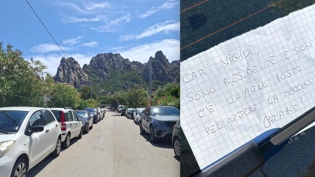 A San Pantaleo è emergenza parcheggi: nella giungla ora fioccano le multe