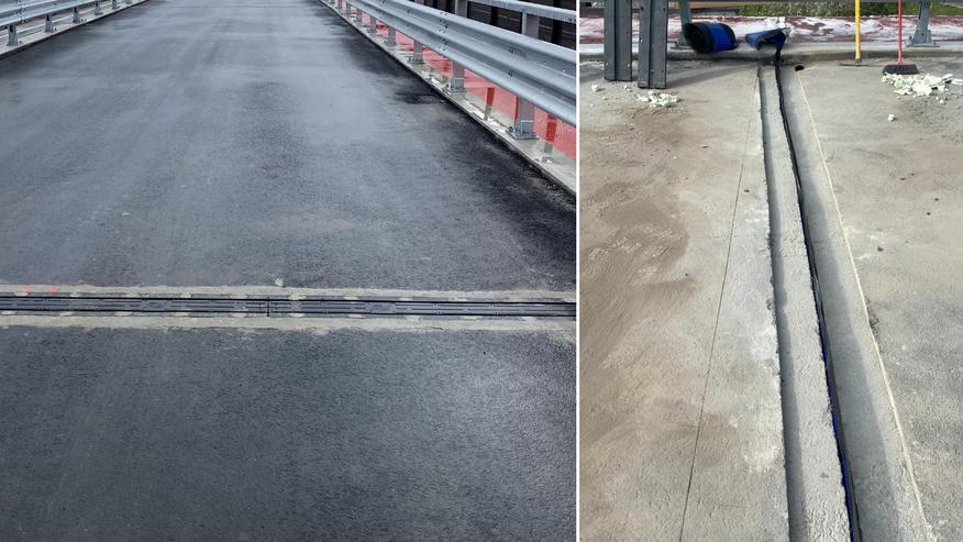 I giunti di dilatazione sul ponte Veggia