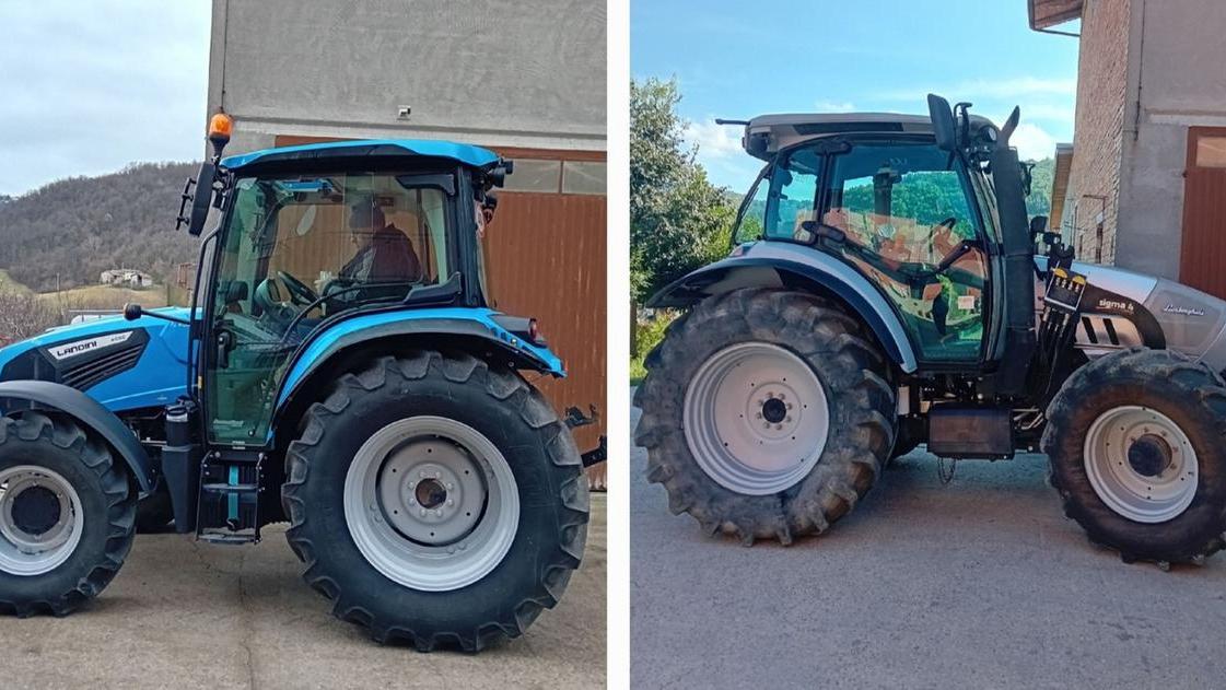 I due trattori rubati