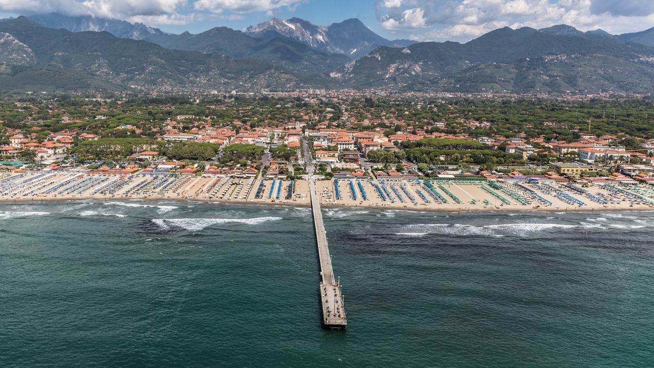 Una veduta di Forte dei Marmi