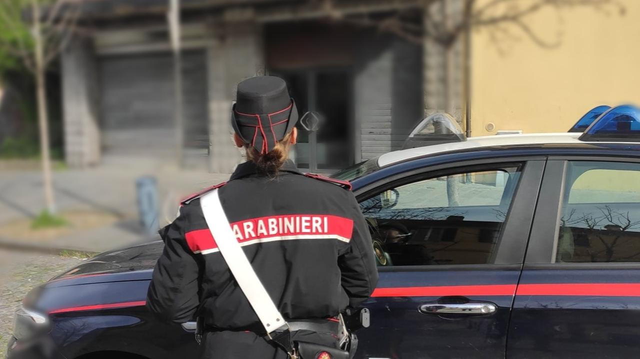 Una carabiniera al lavoro (foto d'archivio)