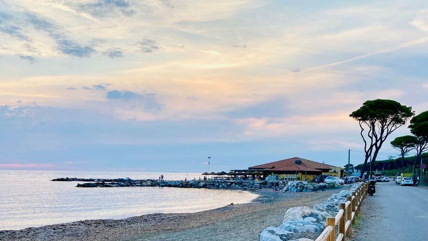 Uno scorcio delle Gorette a Marina di Cecina