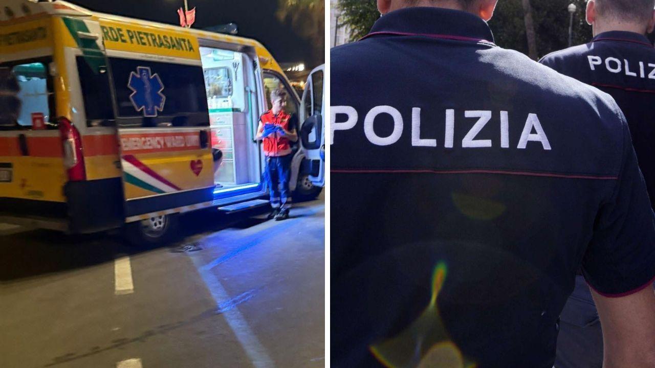 A sinistra l'aggressione in passeggiata 