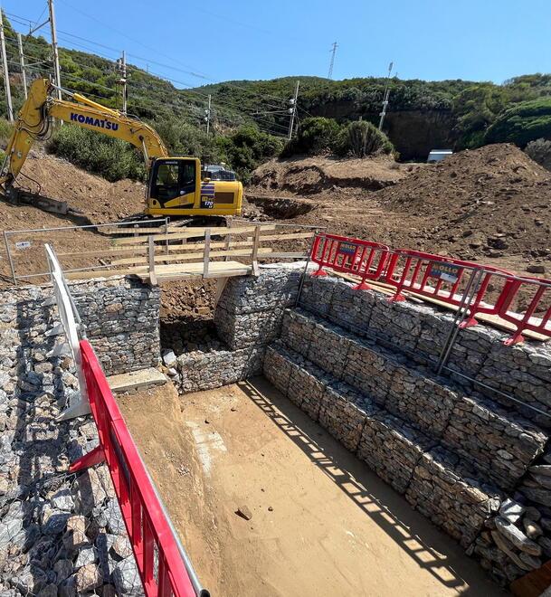 Livorno, quasi finiti i lavori di messa in sicurezza a Calafuria: ecco il nuovo parcheggio