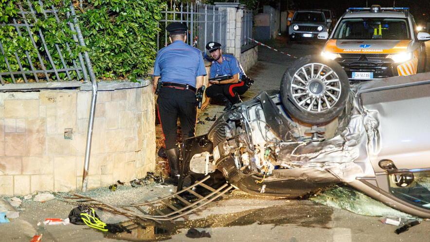 Larciano, il terribile incidente (foto Nucci)