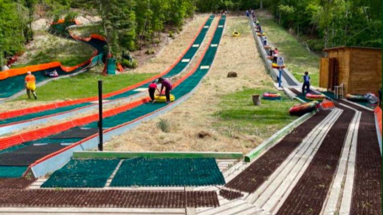 Uno scorcio del parco