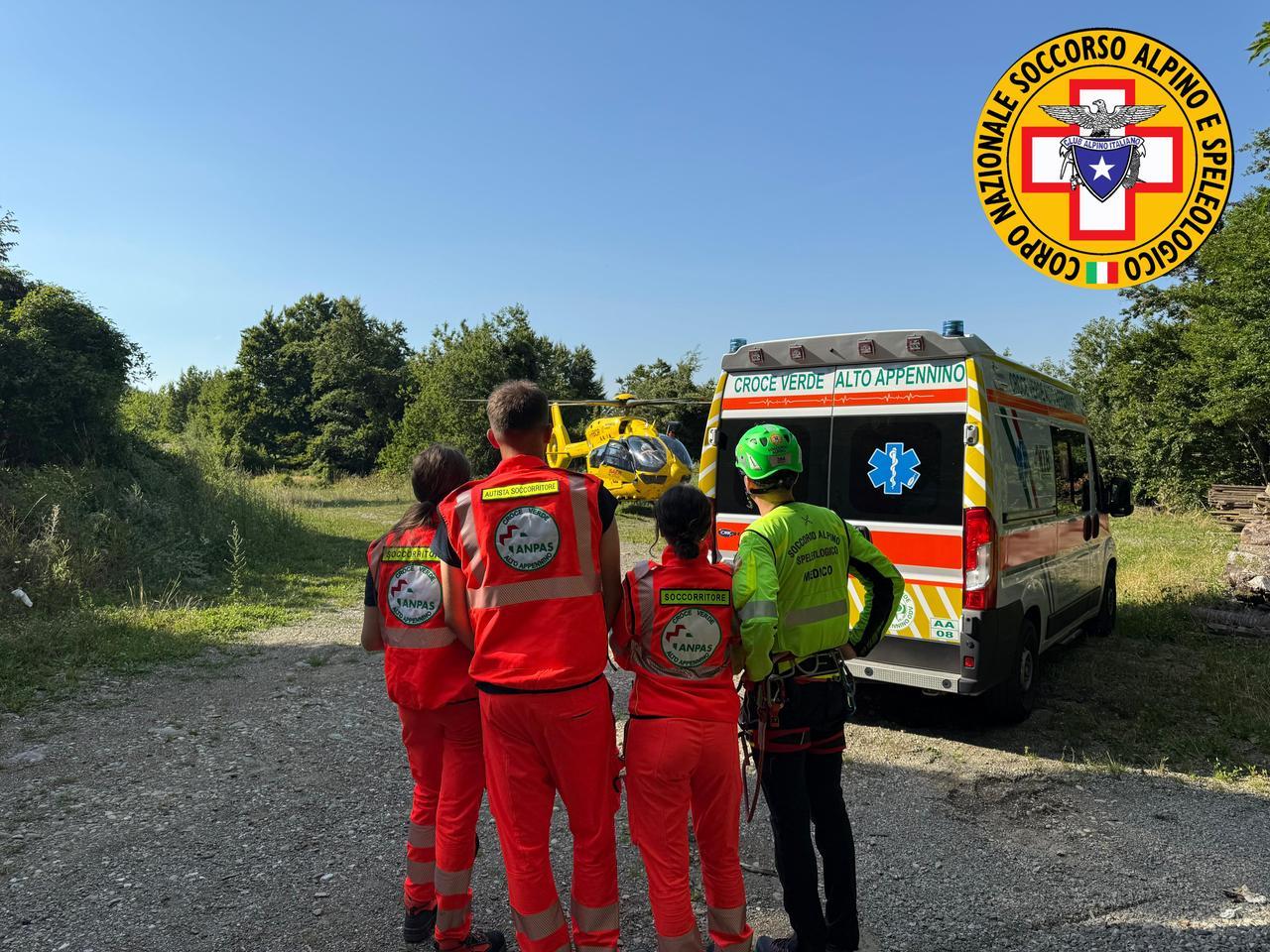 Ventasso, 72enne precipita in un canalone: recuperato dal Soccorso Alpino
