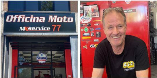 L’Officina Moto MX Service 77 rischia di chiudere: l’appello del titolare della “Boutique della Vespa”