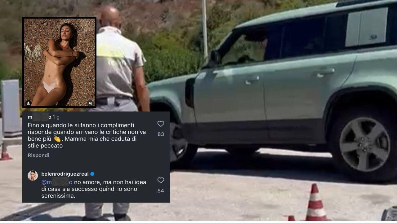 Lite dal benzinaio a Porto Cervo, Belen interviene sul “Pozzetto gate”