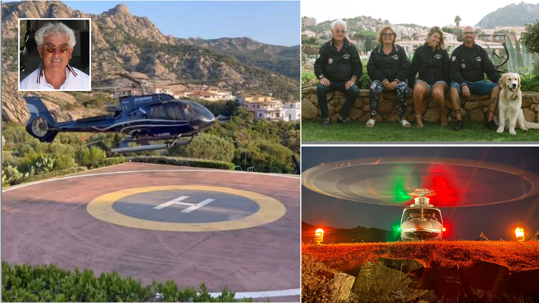 Ecco il “signore dei cieli” di Porto Cervo: nel suo eliporto star di Hollywood, principi e premier