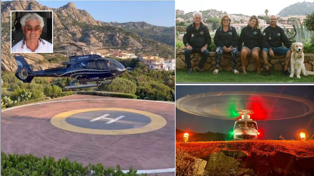 Ecco il “signore dei cieli” di Porto Cervo: nel suo eliporto star di Hollywood, principi e premier
