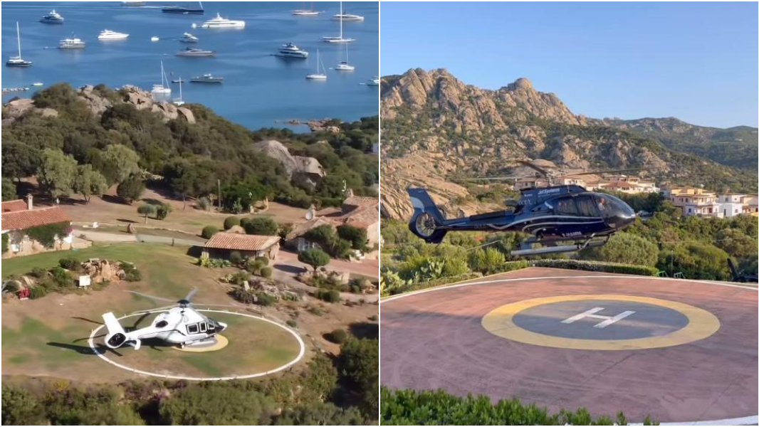 Helipad Villa La Contra, l’aviazione generale in uno stazzo dell’Ottocento