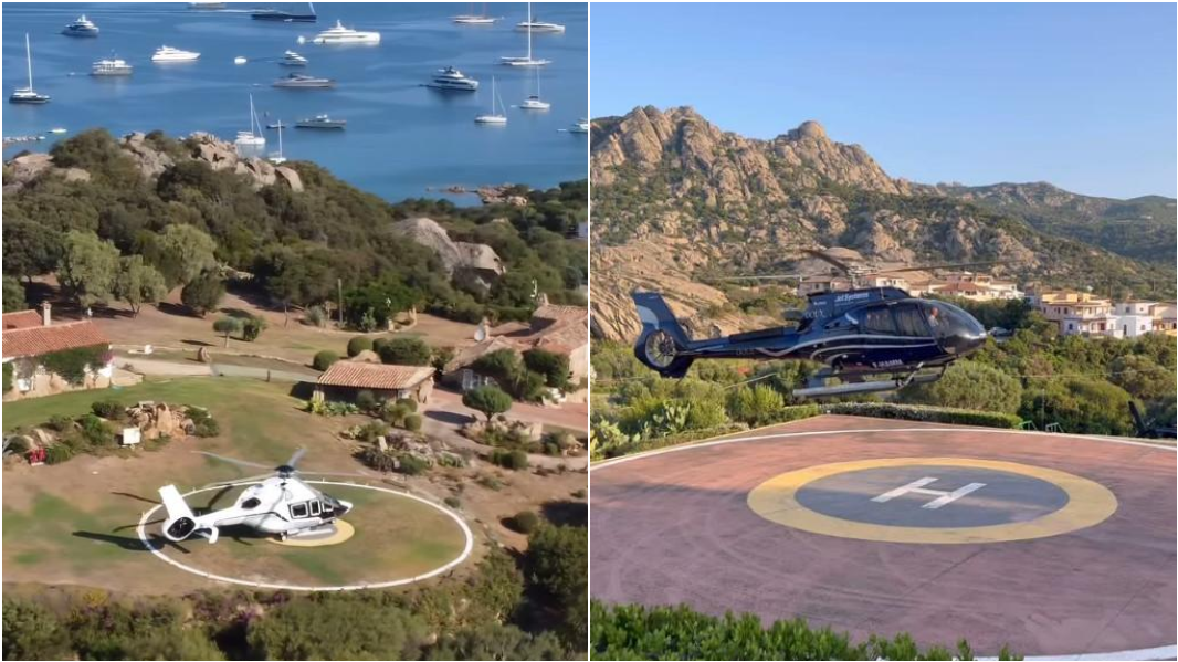 Helipad Villa La Contra, l’aviazione generale in uno stazzo dell’Ottocento