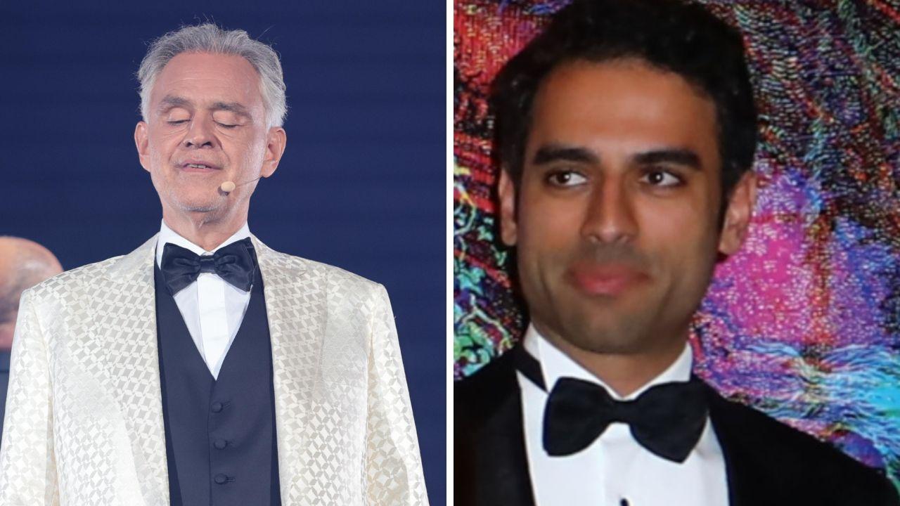 Andrea Bocelli e il figlio Amos