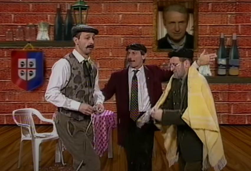 
	Aldo, Giovanni e Giacomo in "Nico e i Sardi"

