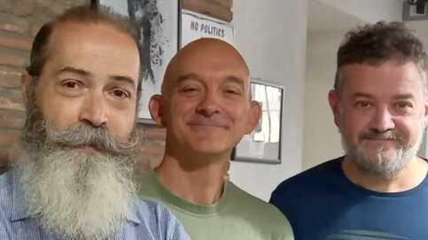 Da sinistra Roberto Del Cima, Federico Barca e Tommaso Nicosia promotori dell’evento