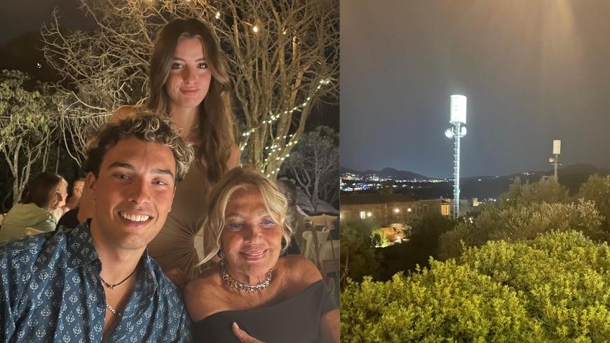 Rita Magli con i suoi nipoti