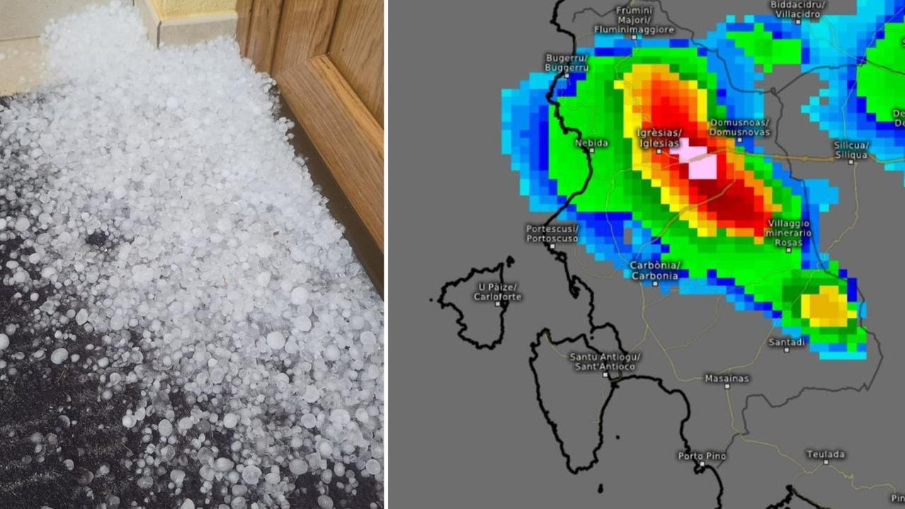 Maltempo nel sud Sardegna: grandine e nubifragi – Guarda i VIDEO