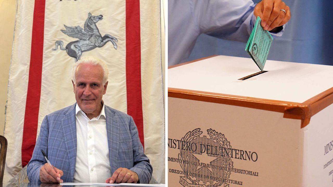 Il presidente Giani firma il decreto d'indizione delle elezioni