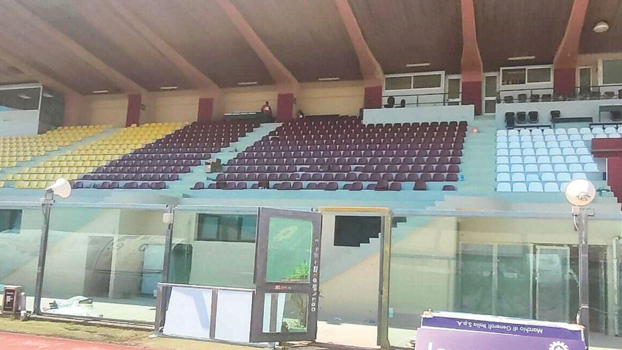 I seggiolini allo stadio Armando Picchi 