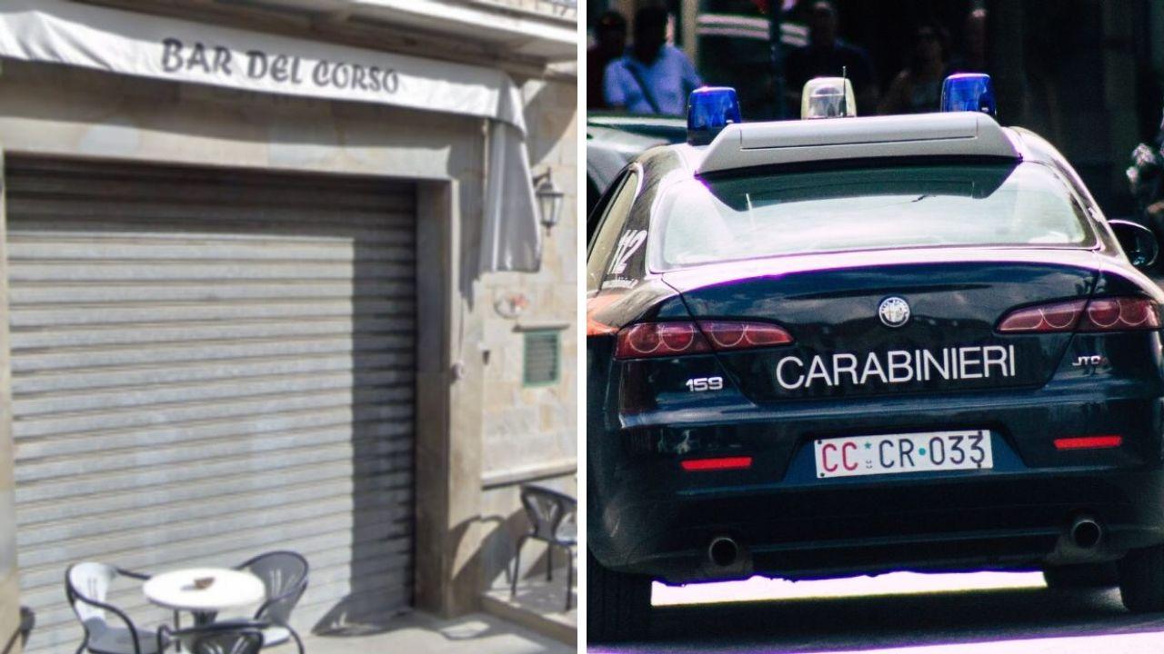 
	A sinistra il bar dell'aggressione

