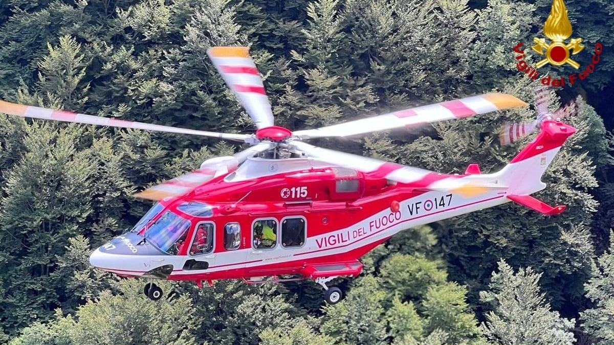 Rimane bloccato sulla ferrata Barranco del Dolo, 78enne salvato dai vigili del fuoco